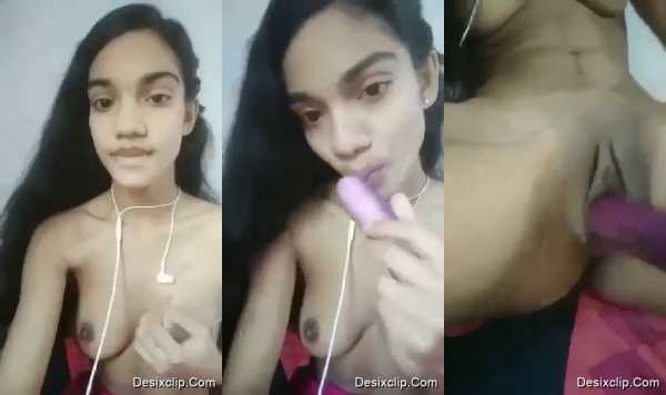 Desi Girl Gets Naughty with Brinjal – Explicit Masturbation Session