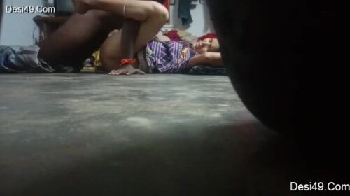 Passionate village wifes intimate moments with her rugged husband