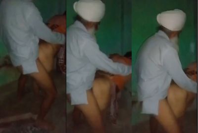Old Punjabi man gets intimate with his daughterinlaw